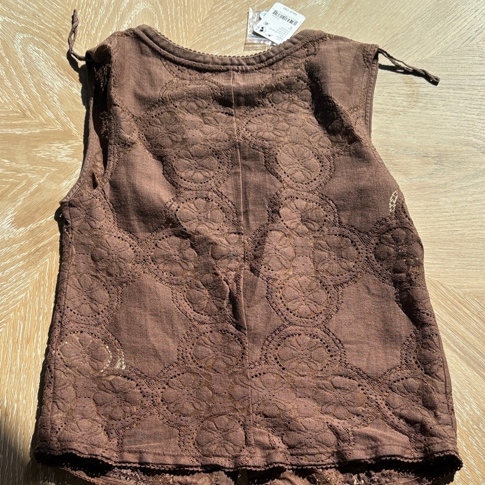 NWT Free People brown top - Picture 4 of 4
